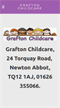 Mobile Screenshot of graftonchildcare.co.uk